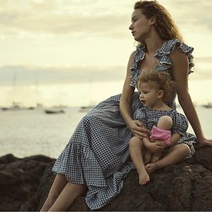 Doen Sora Dress — Blue Gingham XXS